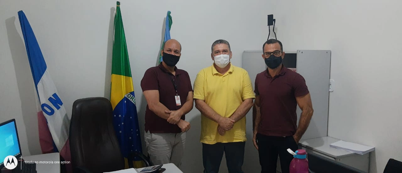 Reunião com o vereador Carlinho Simião
