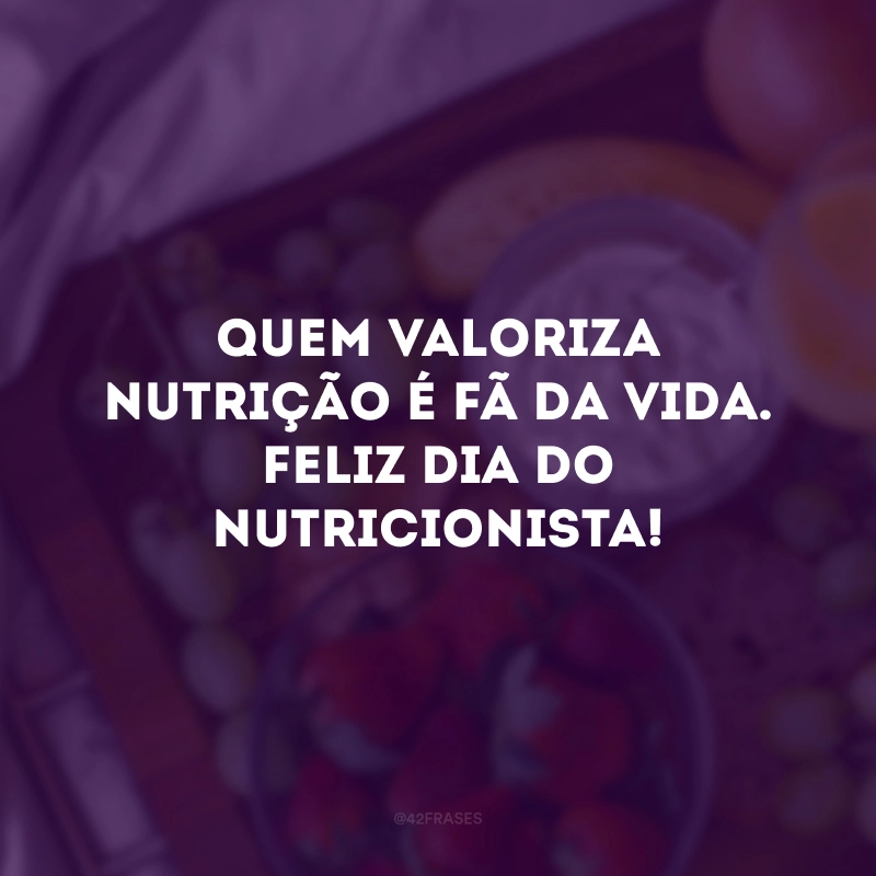 31 de Agosto dia do Nutricionista