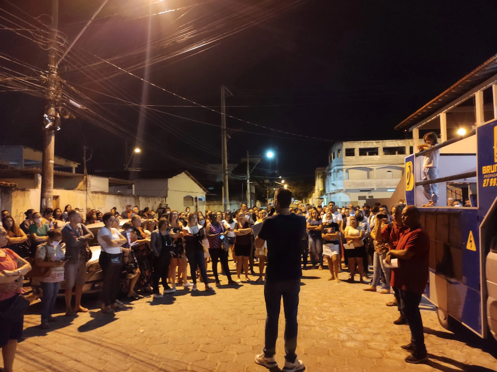 Assembleia Geral realizada em 19.07.2022, em frente a sede do Sindserv