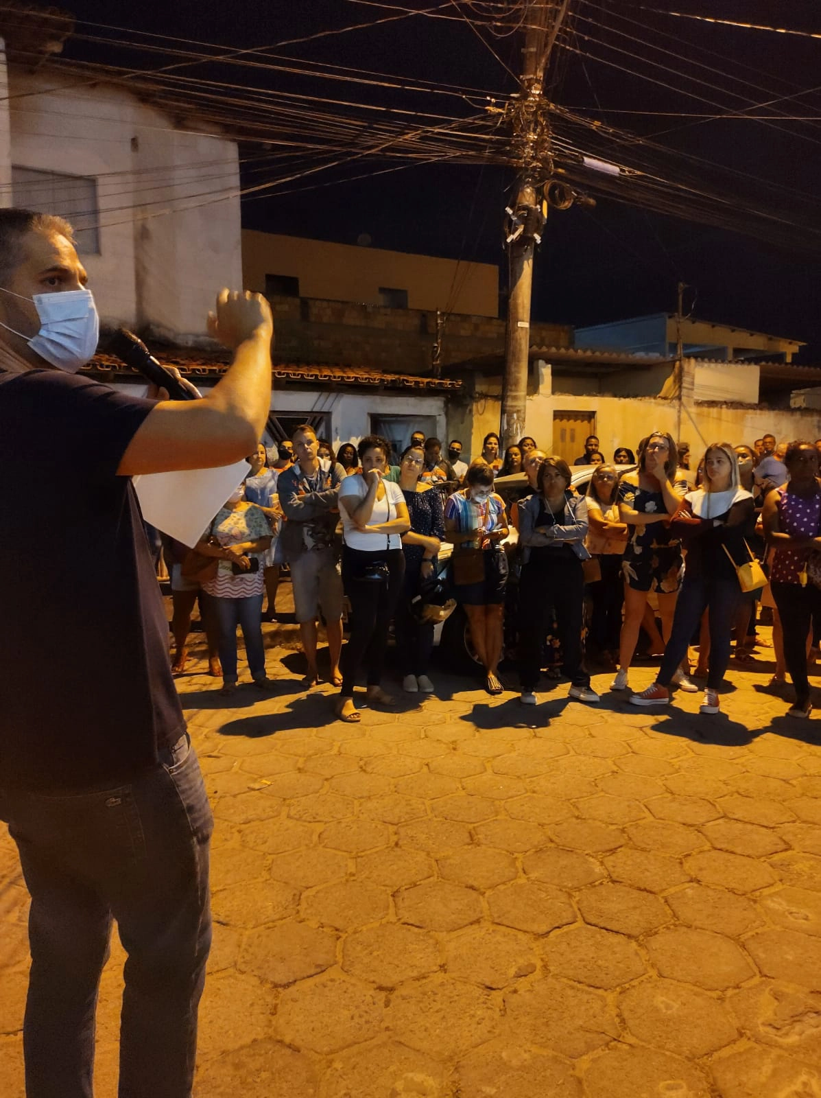 Assembleia Geral realizada em 19.07.2022, em frente a sede do Sindserv